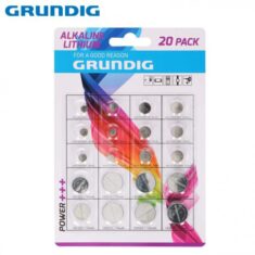 Grundig batterier, 20 stk pr.pk. til forskelligt elektronik