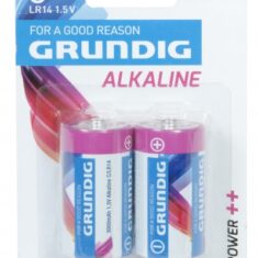 Grundig Alkaline C/LR14 Batterier, 2 stk.