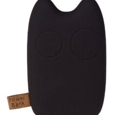 GreyLime Powerbank Ugle, 7800 mAh, Sortbrun